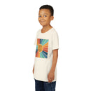Youth Tee — 'Created With A Purpose' Retro Sunburst Kids T-Shirt