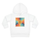 Toddler Hoodie — "Created With A Purpose" Retro Sunburst Pullover