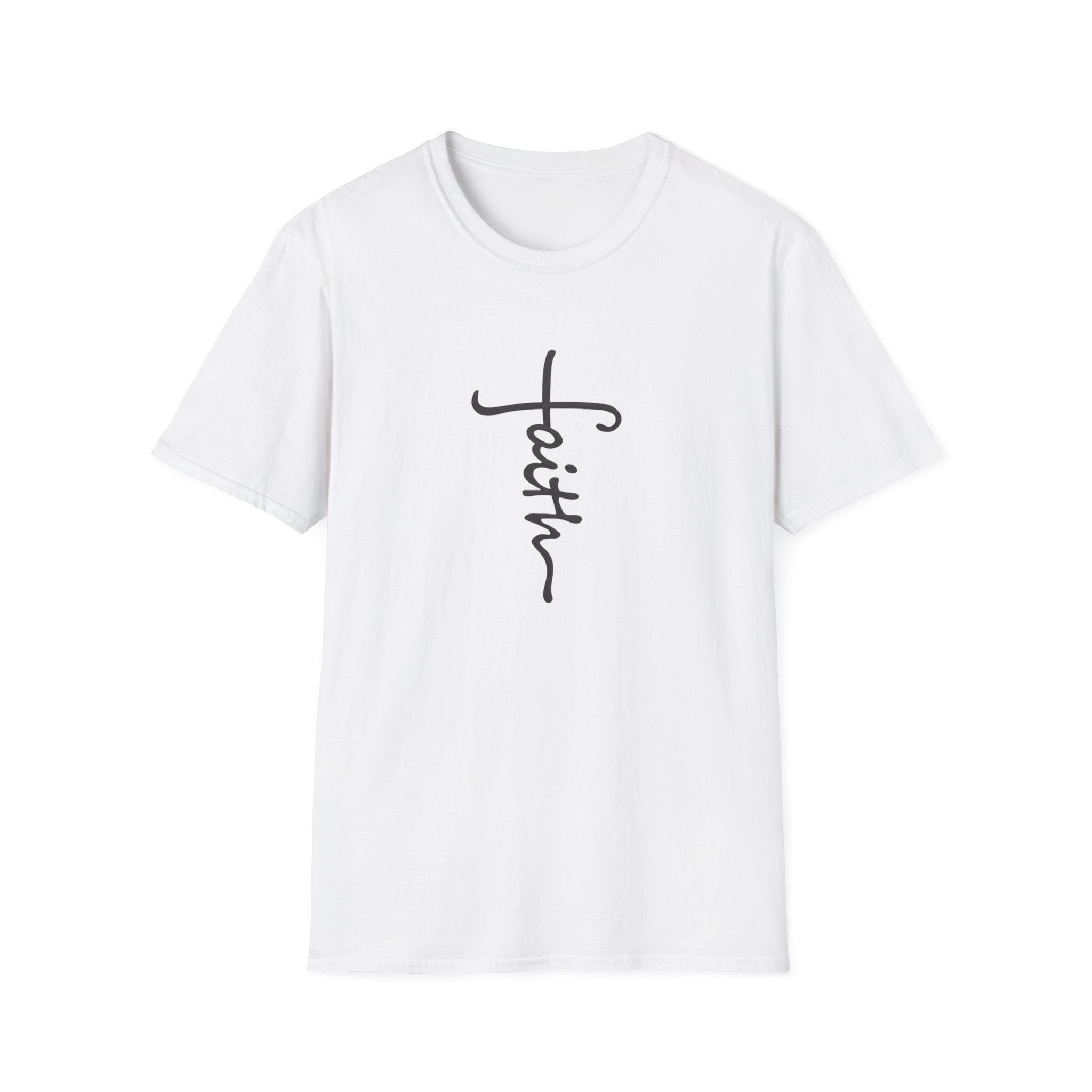 Faith Unisex Softstyle T-Shirt | Christian Shirts for Women Men - Faith Based Gifts