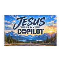 Jesus Is My Copilot – Mountain Highway Christian Car Magnet