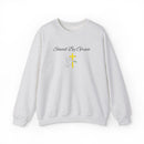 Embroidered Saved By Grace Ephesians 2:8-9 Unisex Heavy Blend Crewneck Sweatshirt