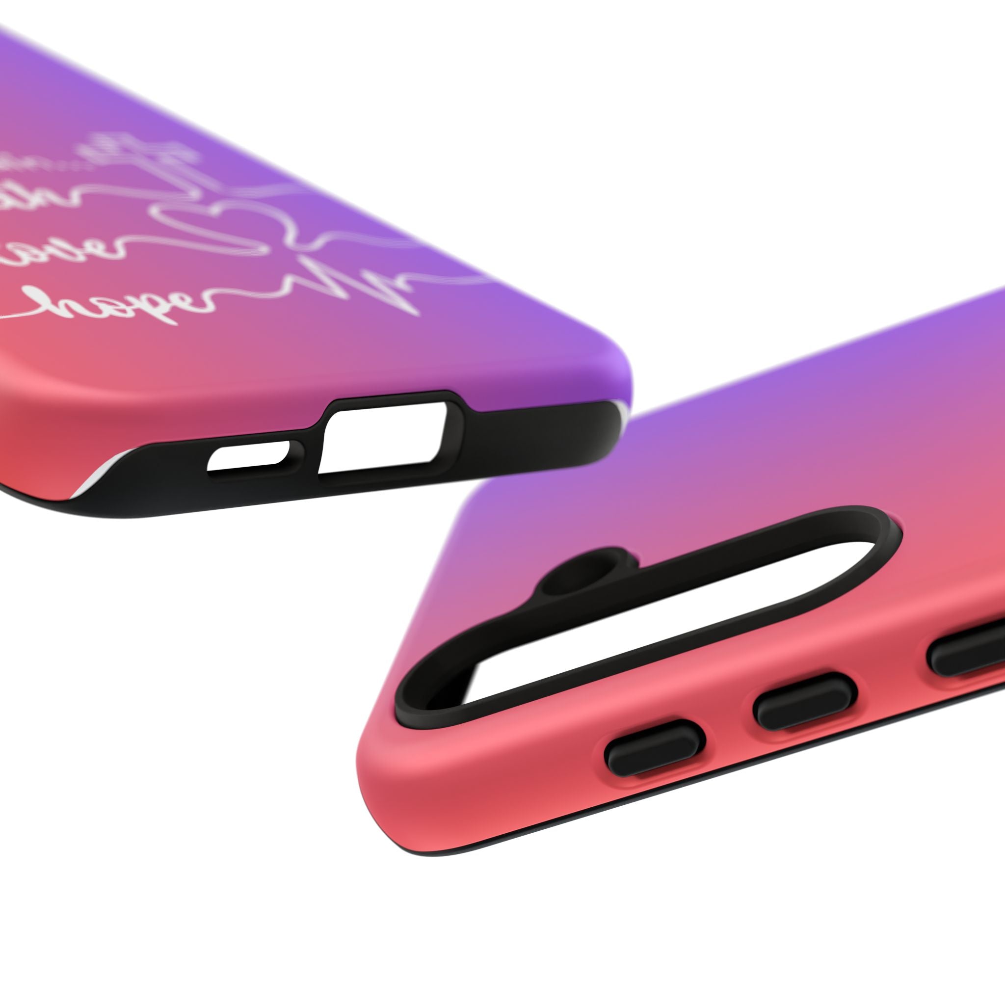 Samsung Faith, Love & Hope Gradient Phone Case — 'Now These Three Remain' Christian Protective Case