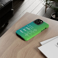 iPhone - 'Faith Love Hope' Christian Cross Protective Cover