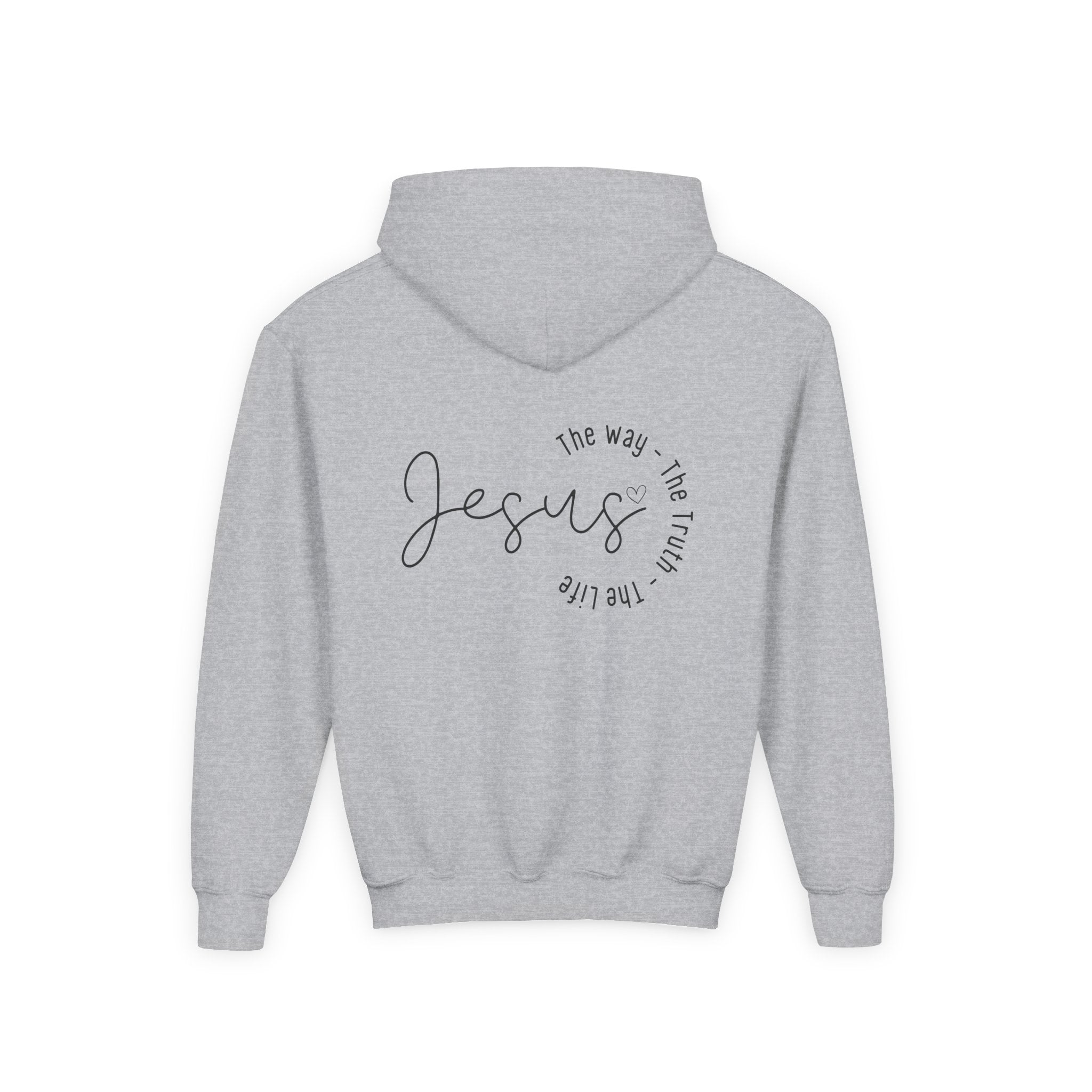 Youth Christian Hoodie — The Way, The Truth, The Life