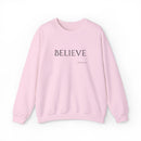 Embroidered Believe John 3:16 Unisex Heavy Blend Crewneck Sweatshirt