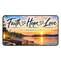 Faith Hope Love – Lakeside Bible Christian Desk Mat