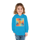 Toddler Hoodie — "Created With A Purpose" Retro Sunburst Pullover