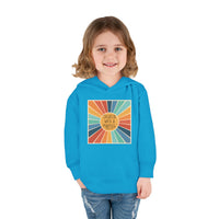 Toddler Hoodie — "Created With A Purpose" Retro Sunburst Pullover