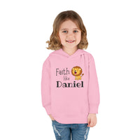 Toddler Hoodie — "Faith Like Daniel" Lion Christian Pullover