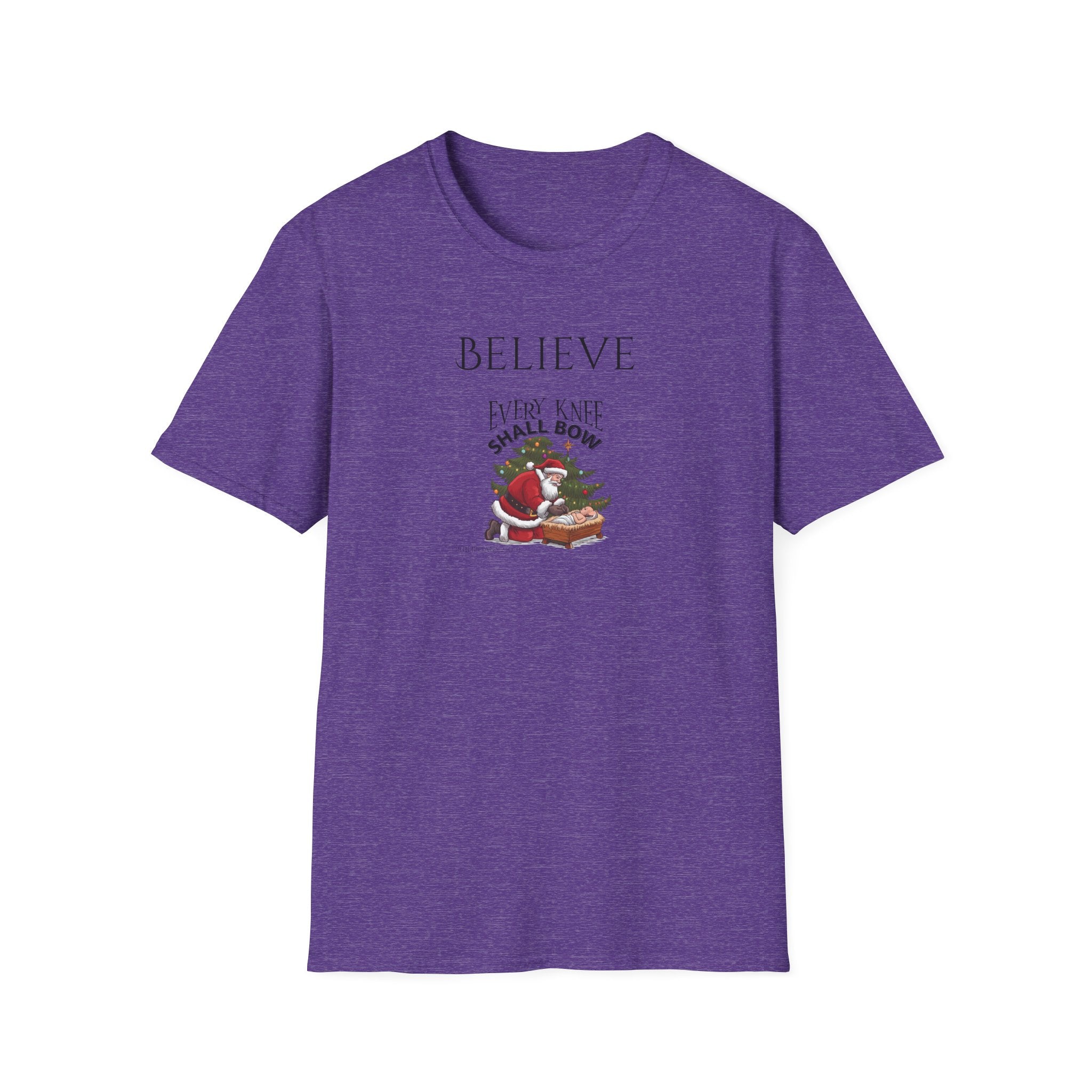Believe Every Knee Shall Bow Christian Shirt for Women Men Shirts for Christians