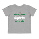 Christmas Spirit Activate Christian Christmas Shirt for Toddlers Short Sleeve Tee Christian Toddler Christmas Shirt
