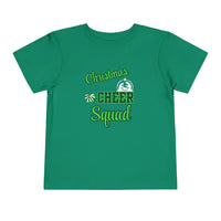 Christmas Cheer Squad Christian Christmas Shirt for Toddlers Short Sleeve Tee Christian Toddler Christmas Shirt