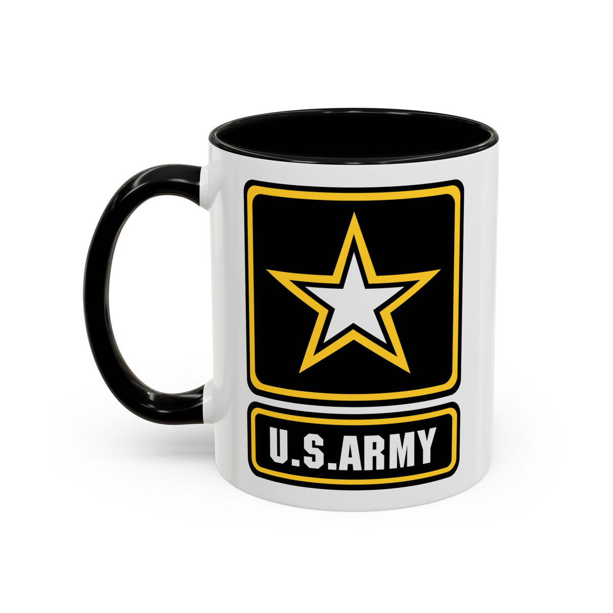 Military Themed Coffee Mug - U.S. Army Design for Veterans, Gift for Soldiers, Patriotic Decor, Everyday Use, Army Support