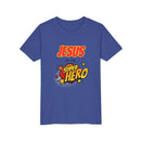 Kids 'Jesus Is My Superhero' T-Shirt — Christian Youth Tee