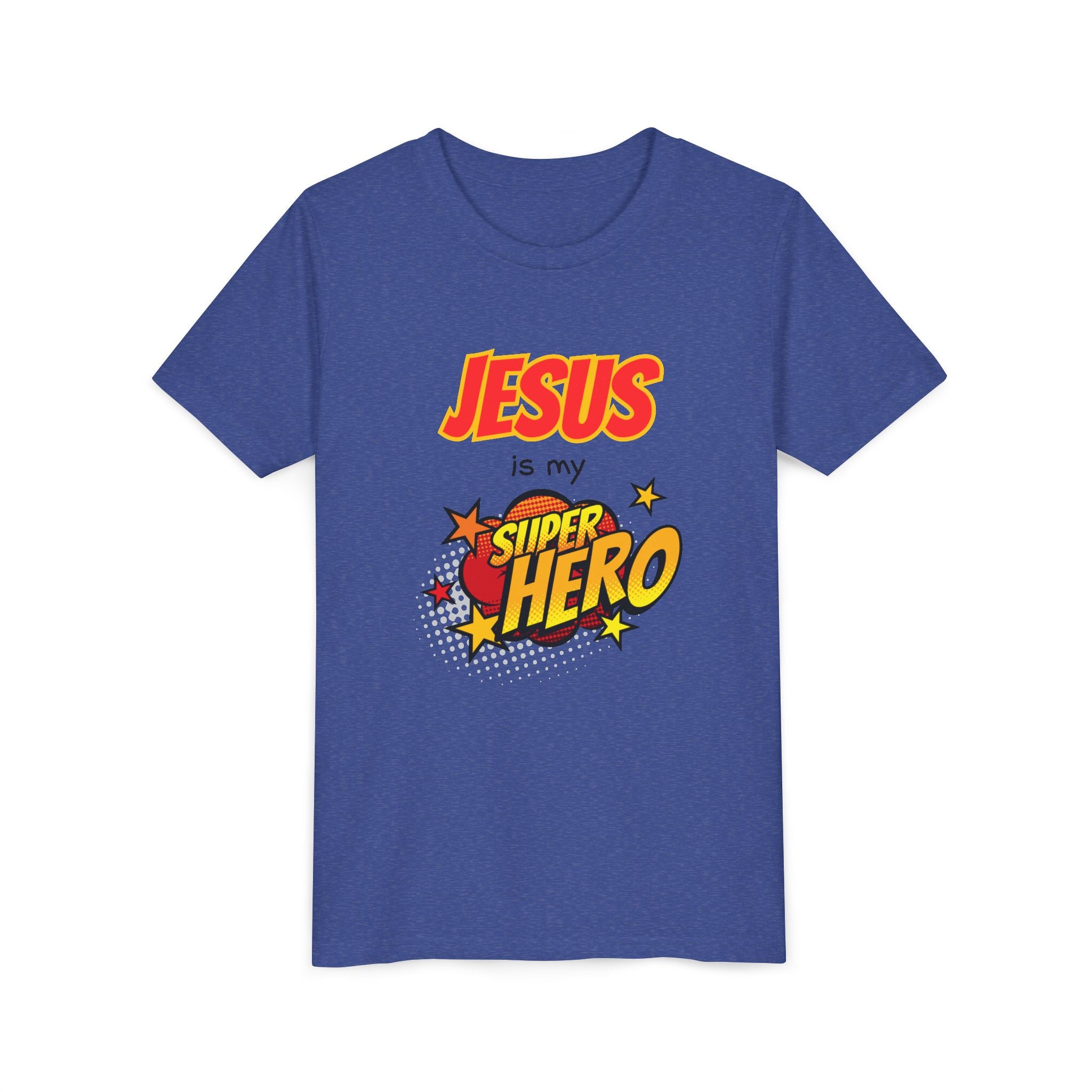 Kids 'Jesus Is My Superhero' T-Shirt — Christian Youth Tee