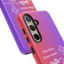 Samsung Faith, Love & Hope Gradient Phone Case — 'Now These Three Remain' Christian Protective Case