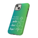 iPhone - 'Faith Love Hope' Christian Cross Protective Cover