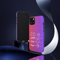 iPhone - Faith, Love & Hope Gradient Phone Case