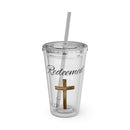Redeemed Water Tumbler - Christian Gifts for Women Men - Faith Based Gifts