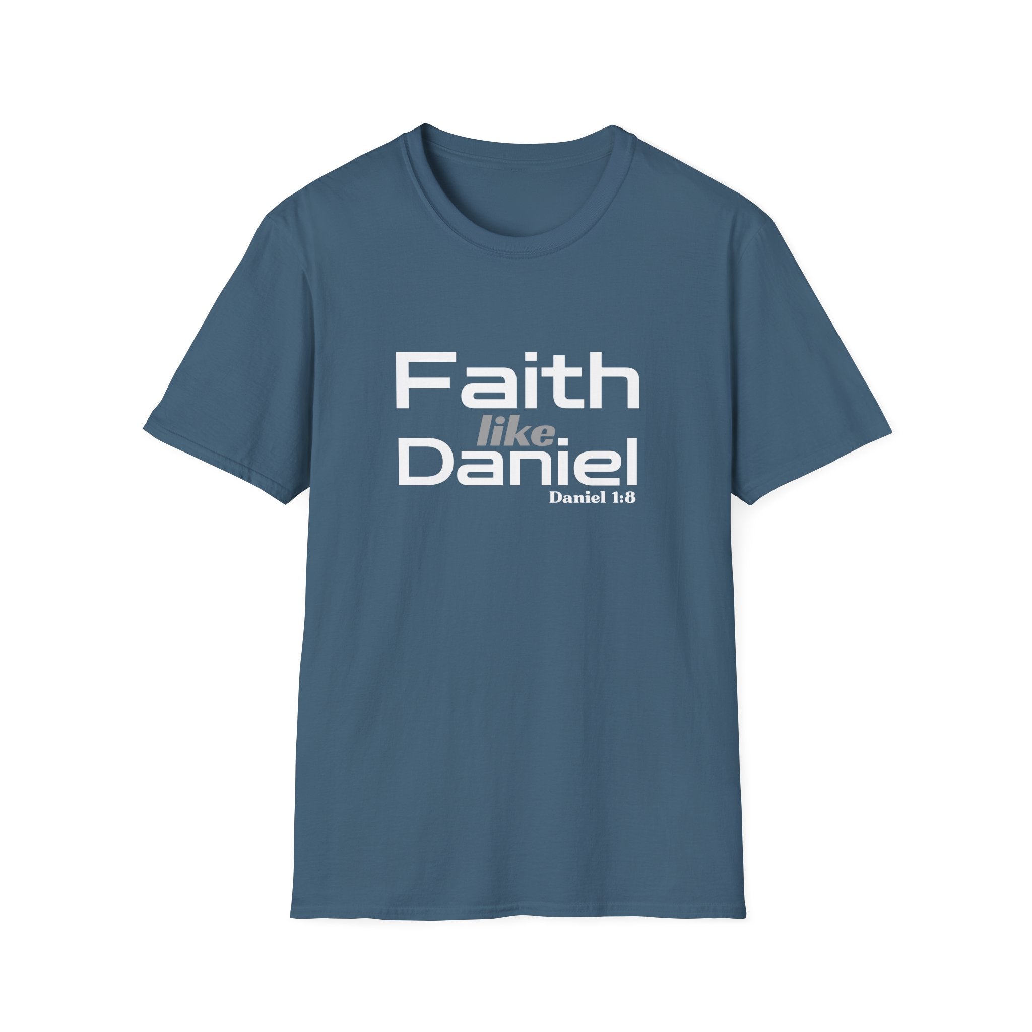 Faith Like Daniel T-Shirt – Christian Scripture Tee (Daniel 1:8)
