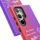 Samsung Faith, Love & Hope Gradient Phone Case — 'Now These Three Remain' Christian Protective Case