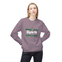 Christmas Spirit Activate Christmas Sweatshirt - Christian Sweatshirts for Women Men - Christmas Sweatshirts for Christians  - Faith Christmas Sweatshirts