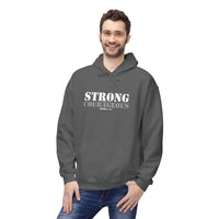 Strong & Courageous Hoodie — Inspirational Motivational Pullover