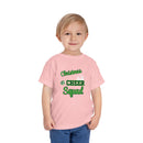 Christmas Cheer Squad Christian Christmas Shirt for Toddlers Short Sleeve Tee Christian Toddler Christmas Shirt