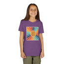 Youth Tee — 'Created With A Purpose' Retro Sunburst Kids T-Shirt