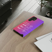 Samsung Faith, Love & Hope Gradient Phone Case — 'Now These Three Remain' Christian Protective Case