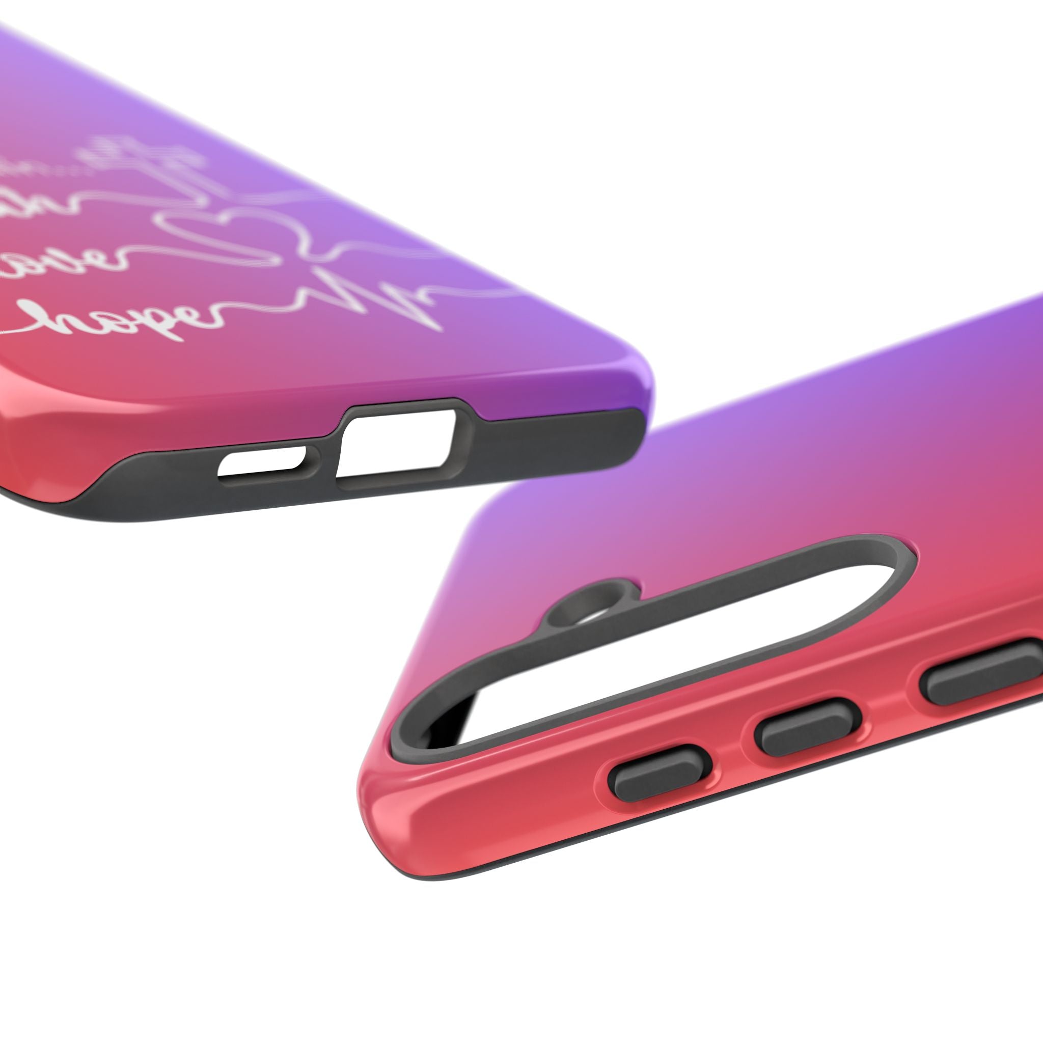 Samsung Faith, Love & Hope Gradient Phone Case — 'Now These Three Remain' Christian Protective Case