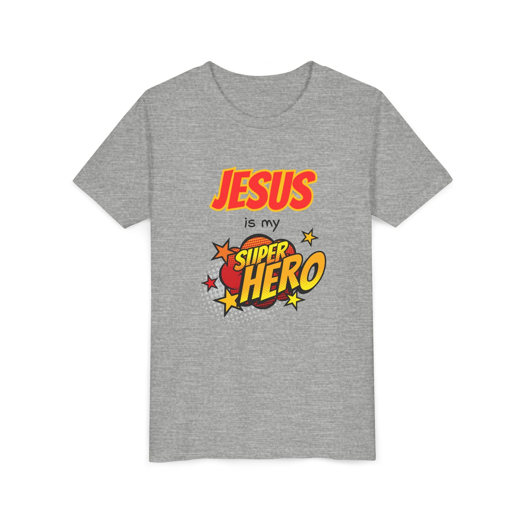 Kids 'Jesus Is My Superhero' T-Shirt — Christian Youth Tee