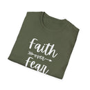 Faith Over Fear Unisex Softstyle T-Shirt | Christian Shirts for Women Men - Faith Based Gifts