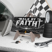 Walk By Faith Christian Vanity Plate
