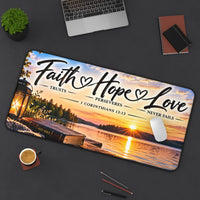 Faith Hope Love – Lakeside Bible Christian Desk Mat