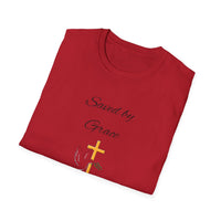 Saved By Grace Christian Shirt for Women Men Shirts for Christians