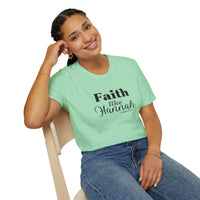 Faith Like Hannah Christian T-Shirt — Inspirational Scripture Tee (1 Samuel 1:27)