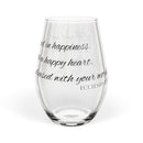 Eat Your Bread and Drink Your Wine Stemless Wine Glass - 11.75oz