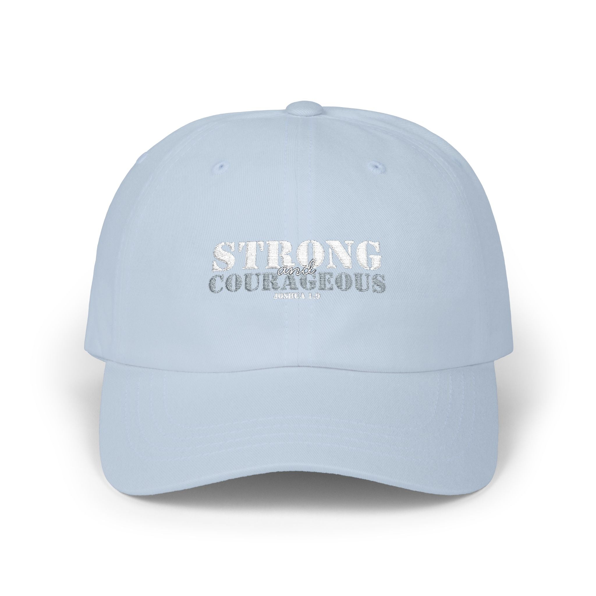 Strong & Courageous Hat — Embroidered Athletic Baseball Hat