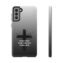 Christian Cross Phone Case — "The Way The Truth The Life" Protective Phone Cover