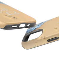 iPhone Inspirational Magnetic Phone Case, Unique Phone Accessories, Faith-Based Gifts, Coastal Vibes, Walk by Faith Design