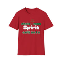 Christmas Spirit Activate Christmas shirt for women men holiday shirt
