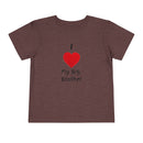 I Heart My Big Brother Short Sleeve Tee Christmas Shirt for Family