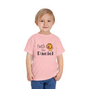 Faith Like Daniel Toddler Tee - Cute Lion Christian Shirt for Kids