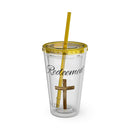 Redeemed Water Tumbler - Christian Gifts for Women Men - Faith Based Gifts
