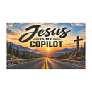 Jesus Is My Copilot Christian Car Magnet