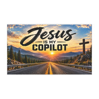 Jesus Is My Copilot Christian Car Magnet