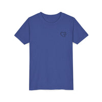Back design - Youth Tee - "Jesus Has My Back" Christian Faith Shirt