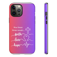 iPhone - Faith, Love & Hope Gradient Phone Case