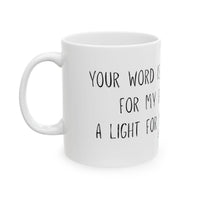 Christian Coffee Mug - Psalms 119 - Faith Gifts for Women Men